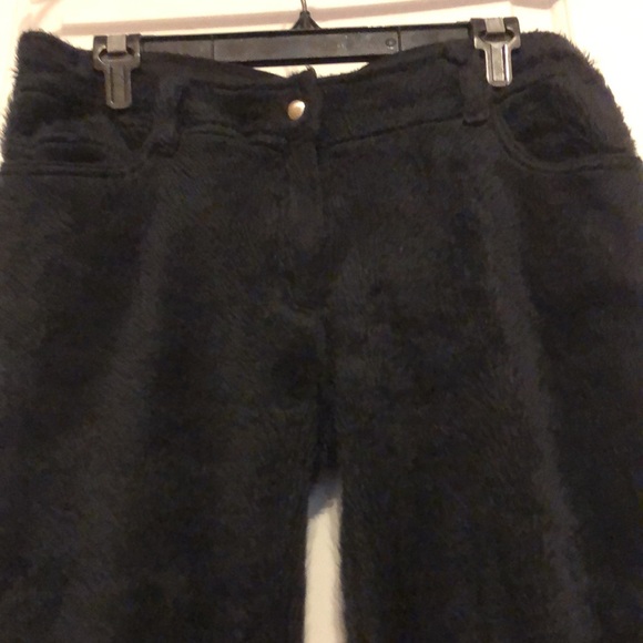 Rare Lip Service Faux Fur Black Pants - Picture 4 of 14